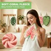 4Pcs Leaf Shaped Hand Towels, Hanging Kitchen Towels, Decorative Bathroom