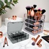 SRNYJAO Plastic Organizer Box, 12 Grids Clear Bead Organizer Compartment