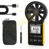 GOYERRNES Handheld Anemometer CFM Meter, Rechargeable Digital Air Flow Wind