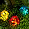 3pcs Solar Bee Lights Cute Innovative Iron Art Solar Powered