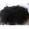 Black huacaya Cria Baby Alpaca Spinning Felting Crafting Fiber Fleece