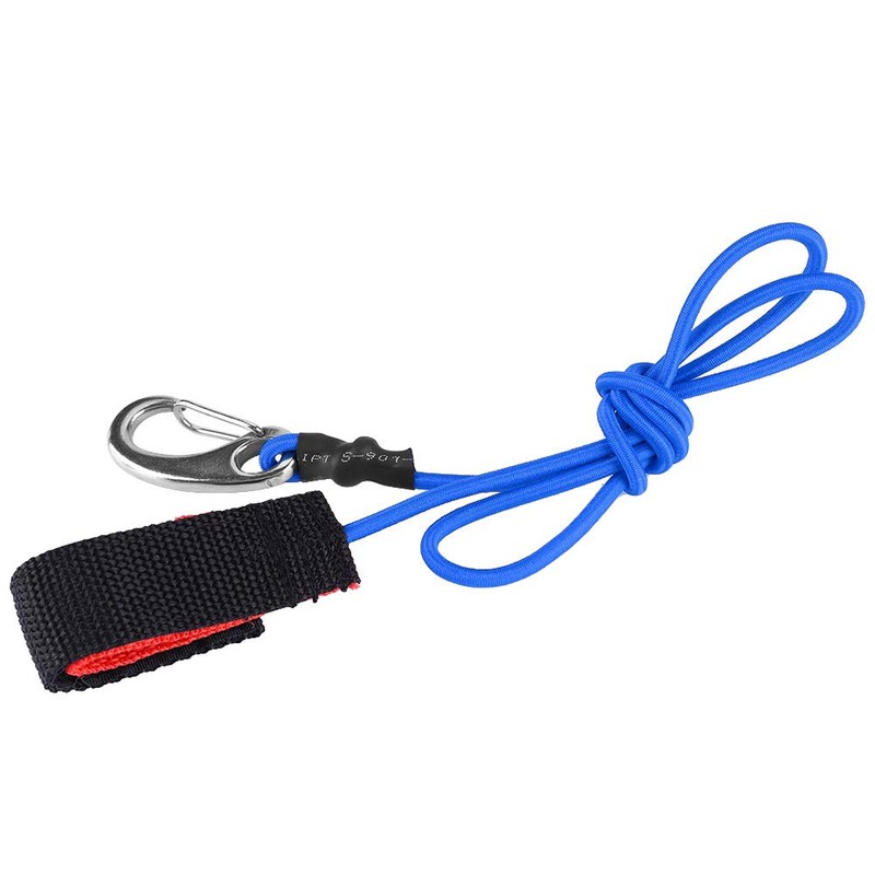 AYNEFY Boating Paddle Leash,kayak leash ylon Paddle Leash Black Elastic