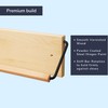 PeachyModern Wall Mounted Shoe Rack - A wooden, modern, slim,