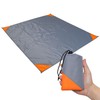 Bcxfbxd Pocket Picnic Blanket 60"x50" Foldable Compact Beach Camping Mat