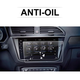 LFOTPP 9,2 Zoll Navigation Panzerglas Schutzfolie für Tiguan 2 MK2 GTE Allspace, GPS Navi Displayschutzfolie