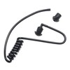 vhbw Security Sound Tube Earphones 2 x Ear Plugs Black/Transparent