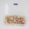 15mm Wooden Buttons100 Pcs Assorted Random 26 Letter Patterns 2