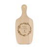 Breakfast Board Wedding Rose Petals Wreath Engraved with Name &