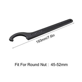 Moto Universal Amortiguador Amortiguador C Herramienta de llave Ajuste de la llave de gancho de acero de aleación de vanadio cromado 45-52mm
