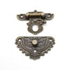 SDTC Tech Antique Engraved Latch Hasp Hinges and Box Corner