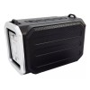 Maíz Bocina Bluetooth Radio Fm Recargable Inalambrica Portatil Color Negro