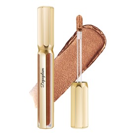 Depuplum Brown Lipsticks for Women Metallic Lipstick Long Lasting Non Stick Cup Lip Gloss, Shimmer Lightweight Hydrating Full Coverage Lip Color, DP113 Pleasure