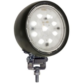 Peterson Manufacturing 907 LED Aux Light LED Work Light (Round Rubber Hosing Ped Mount 450 Lm 4" Mv), 1 Pack