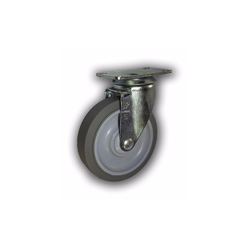 5" x 1-1/4" Swivel Caster w/ Non-Marking TPR Wheel 1300#