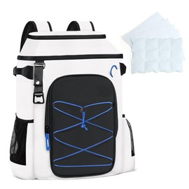 Cooler Backpack Insulated Waterproof Bag 36/54 Cans for 16 Hours Cold Retention, Portable Leak-Proof Camping Cooler for Men with Large Capacity Picnic Travel Hiking