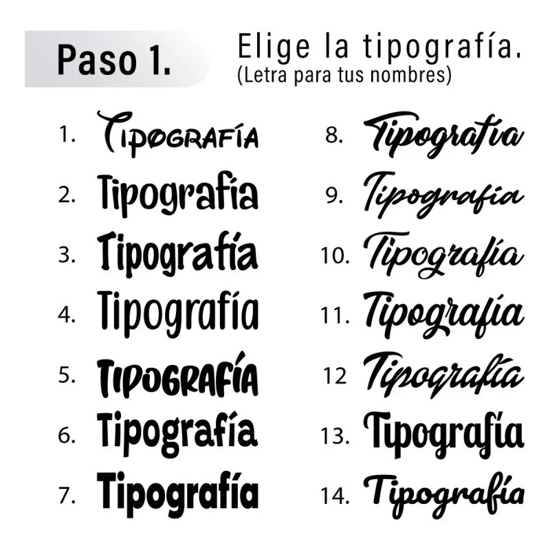 Stickers Calcas De Vinil Nombres Para Vaso 4x11cm - 30pzs