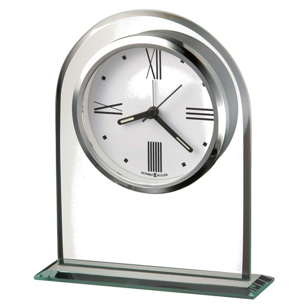 Howard Miller Regent Table Clock 645-579 – Beveled Glass Arch