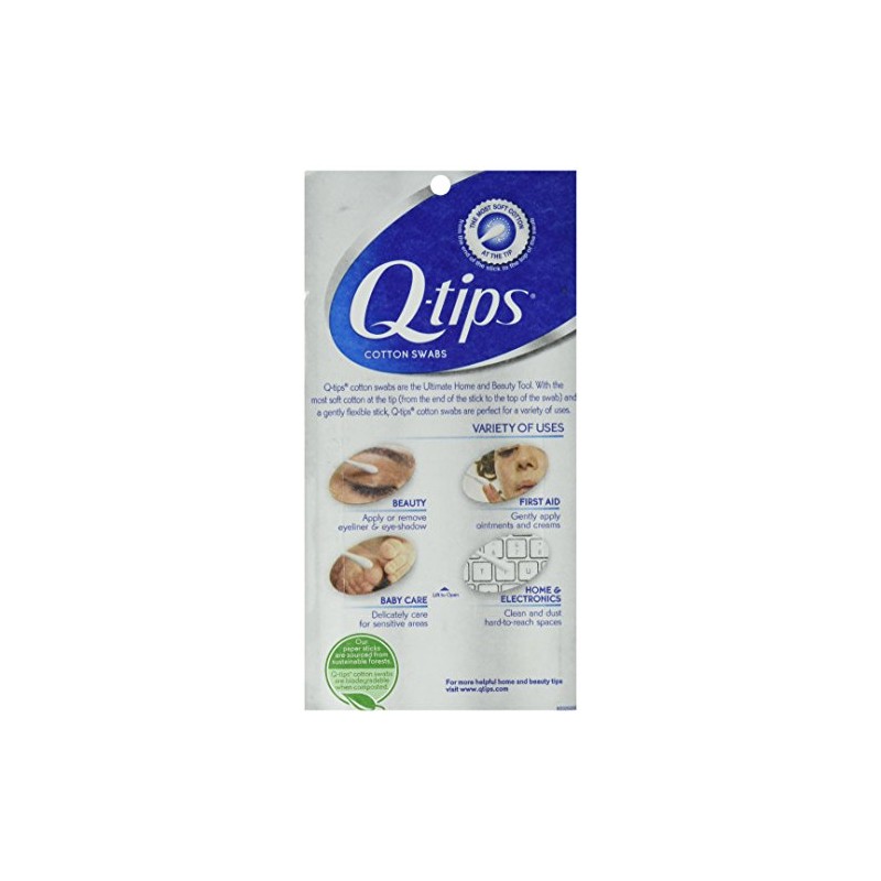 Q-tips Hisopos 375ct Tamaño 375ct Q Tips SwabsA 375 Ct