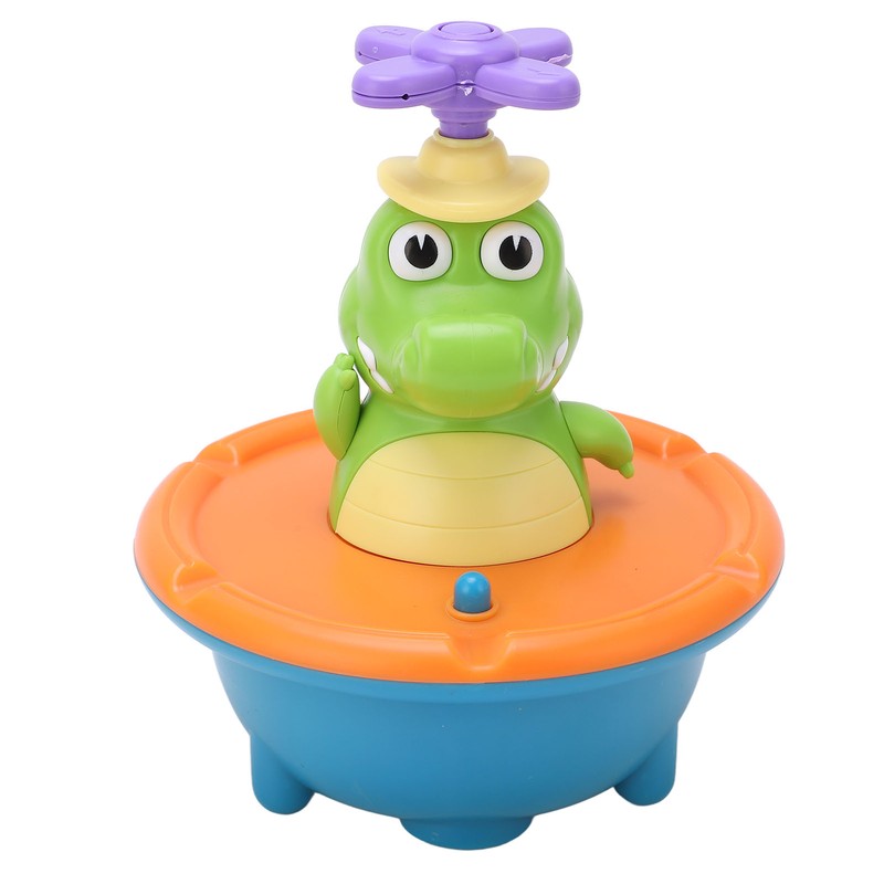 Water Spray Crocodilian 5 Modes Colorful Fountain Crocodilian Shape Baby