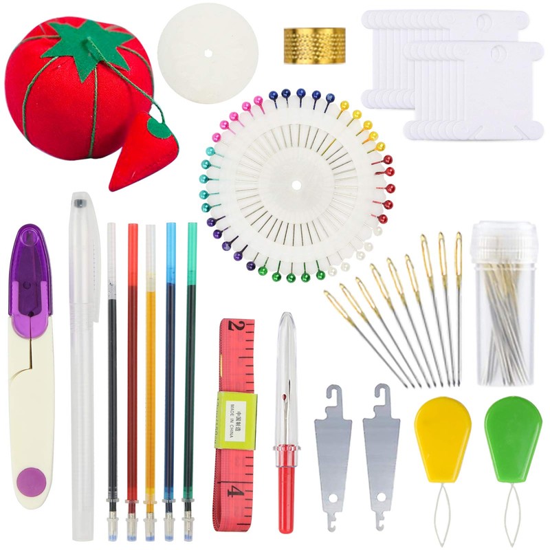 Similane Embroidery Kit 215 Pcs,100 Colors Threads,5 Pcs Embroidery Hoops,3