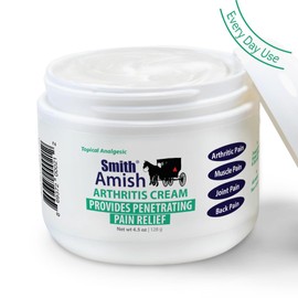 Smith Amish Arthritis Cream. Soothing and Cooling. 4.5 oz jar