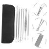 BIUDECO 1set Convenient Blackhead Removal Tool Kit Comedone Extractor for