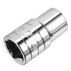 uxcell 1/2-Inch Drive 12mm 6-Point Shallow Socket, Metric, Cr-V