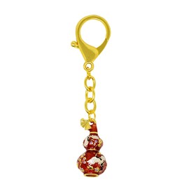 Fengshuibringluck Feng Shui RED WU LOU WITH JOYOUS CRANE KEYCHAIN Prevent Marriage Breakdown And Bring Harmony 10x1.8cm/3.9x0.7in Fengshuibringluck 0