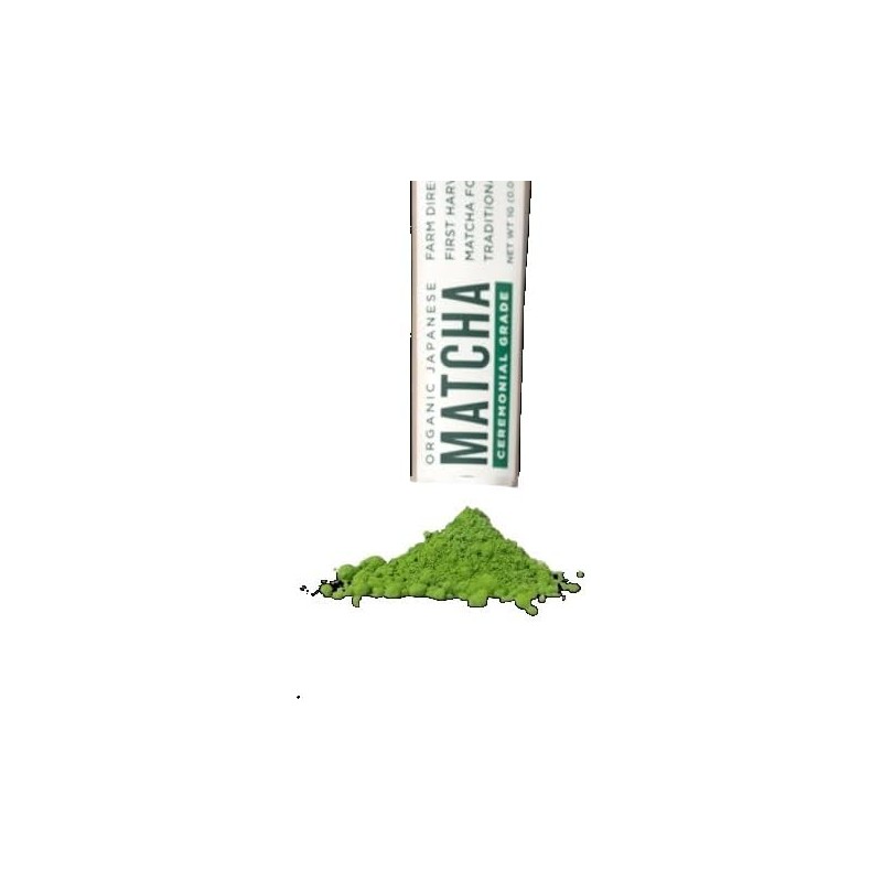 Matcha Orgánico Grado Ceremonial, 100% Puro, Primera Cosecha, 10 Sobres