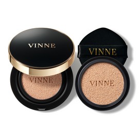Vienna Vinne Essence Radiance Cushion Pact Set SPF50+ PA++++ (1 main product + 1 refill) / 빈느 에센스 광채 쿠션 팩트 세트 SPF50+ PA++++ (본품 1개 + 리필 1)