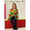 James C Brett JB770 Knitting Pattern Childrens Cardigan in Party