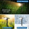 WENATY Solar Spot Lights Outdoor Waterproof IP65, 6 Pack Landscape