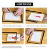 IZIDDO Black Floating Frame, 5"x7" Metal Frame For Picture 4x6,3.5x5,