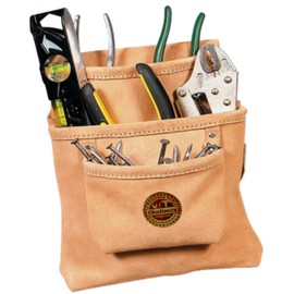 Graintex SS1048 3 Pocket Nail and Tool Pouch for Constructors, Handymen, Plumbers, Handymen