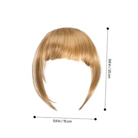 Mikinona Clip in Bangs Hair Piece for Women Realistic Faux Bangs Hair Fringe for Everyday Special Occasions