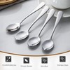Espresso Coffee Spoons Stainless Steel 6 Pieces Mini Spoons 4.2