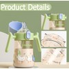 Qshare 3 in 1 Sippy Cup for Baby, Toddler Drinks