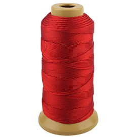 656 Feet Twisted Nylon Line Twine String Cord for Gardening Marking DIY Projects Crafting Masonry (1mm-656 feet, Red)