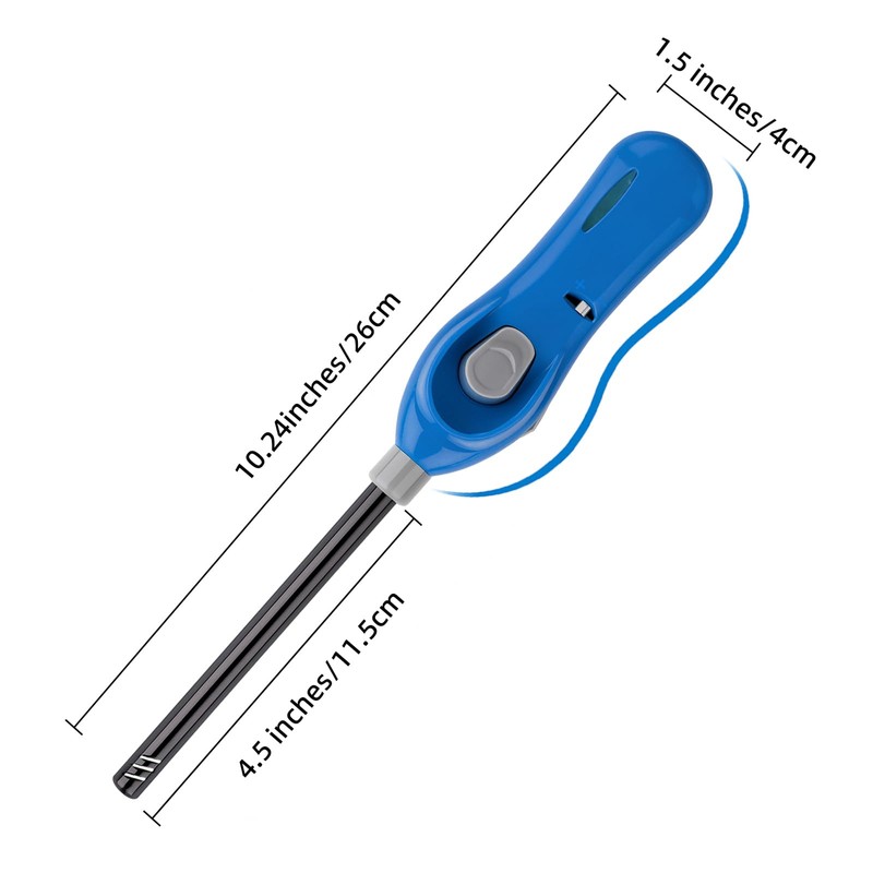 Taughch 4 Pack Candle Lighters Multipurpose Extended Long Gas Lighter