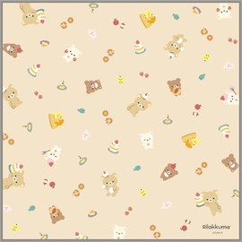 San-X Rilakkuma Ranchnapkin Beige CH44302 H430 x W430mm