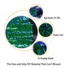 ShinyBeauty Ombre Peacock Mini Disk Sequin on Mesh Fabric Green