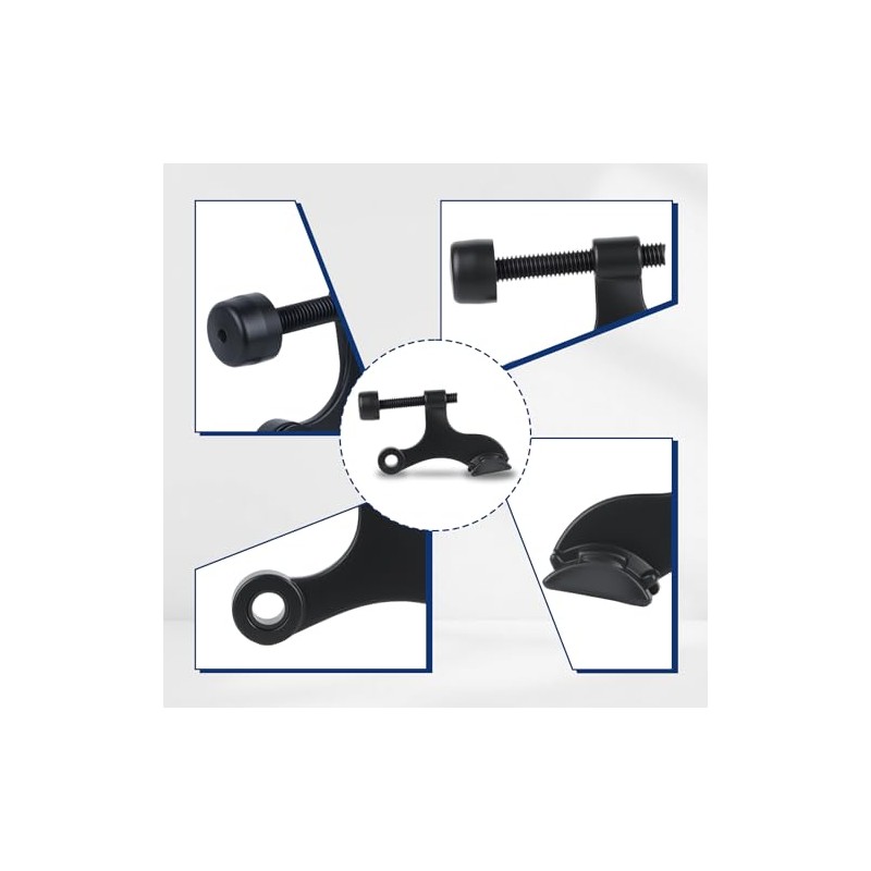 HOME MASTER HARDWARE Tope de puerta con pasador de bisagra,