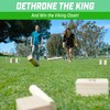 GoSports Regulation Size Kubb Viking Clash Toss Game Set for