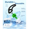 Hearprotek tapones para los oídos de silicona impermeables para natación,