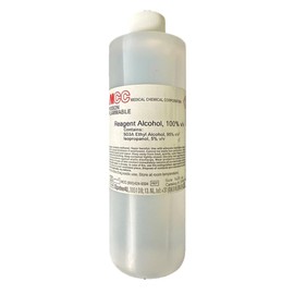Reagent Alcohol 95% Ethyl Alcohol & 5% Isopropanol, 16 fl oz Bottle