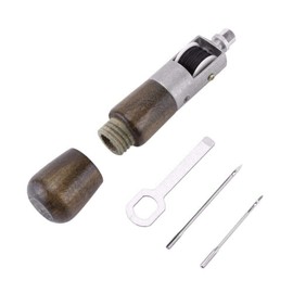 Sewing Awl Kit Professional Speedy Stitcher Sewing Awl Tool Kit DIY Handmade Leather Tool for Leather Sail Canvas Heavy Repair Accessory (Waxed Thread+2 Needles)