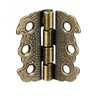 sourcing map Retro Replacement Hinges with Screws 1.14 Inch Antique