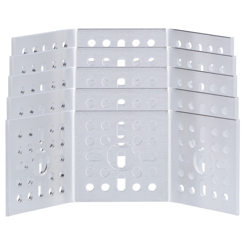 5Pcs 135 Degree Brackets Double Angle Aluminum Alloy Plate Connector