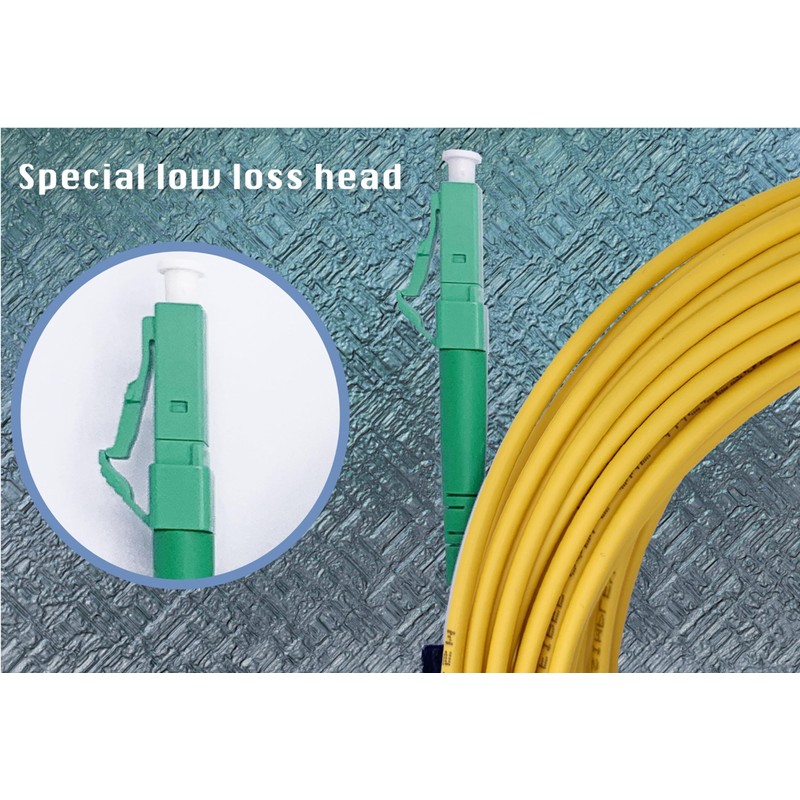 Elfcam - 0.5m LWL LC/APC to LC/APC Fiber Optic Cable