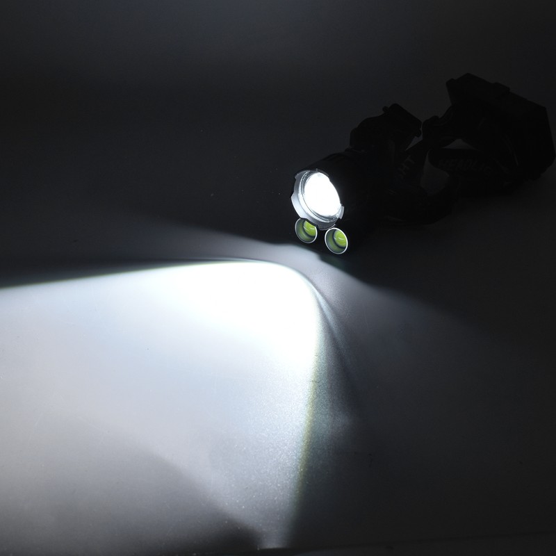 XHP160 Strong Headlight USB Charging Adjustable Waterproof Head Mounted Telescopic